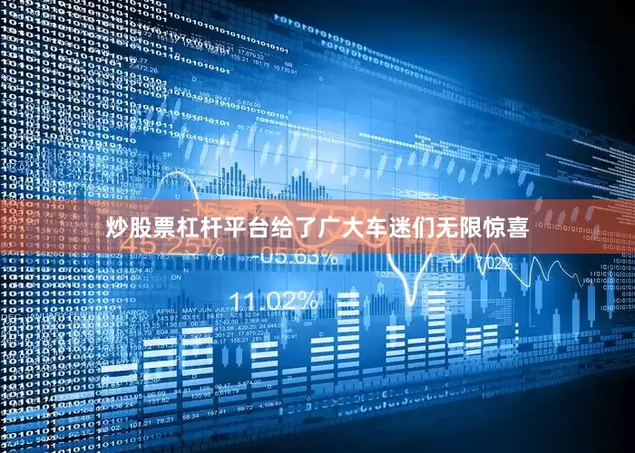 炒股票杠杆平台给了广大车迷们无限惊喜